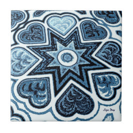 Delft Blue Heart Trivet/Tile Fliese