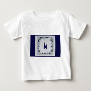 Delft blue tile Eastern Gate in Delft Baby T-shirt