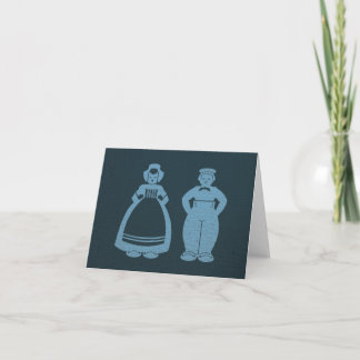 Delft Blue Two Notecard Karte