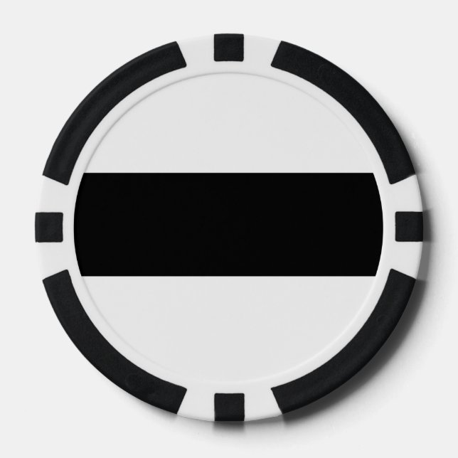 Delft-Flagge Pokerchips (Vorderseite)