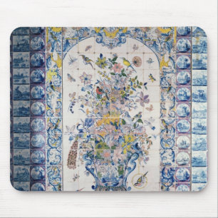 Delft-Fliesenplatte vom Badezimmer Mousepad