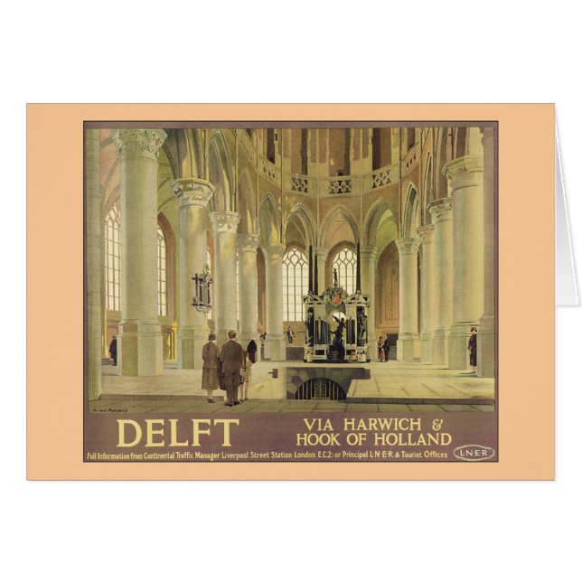 Delft LNER Plakat (Vorderseite (Horizontal))
