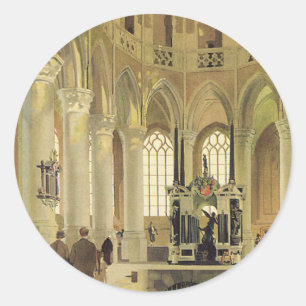 Delft LNER Poster Runder Aufkleber