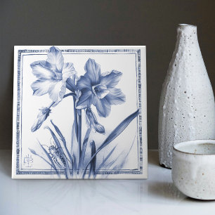 Delft Narcisse Wine tasting in der Fattoria Moncuc Fliese