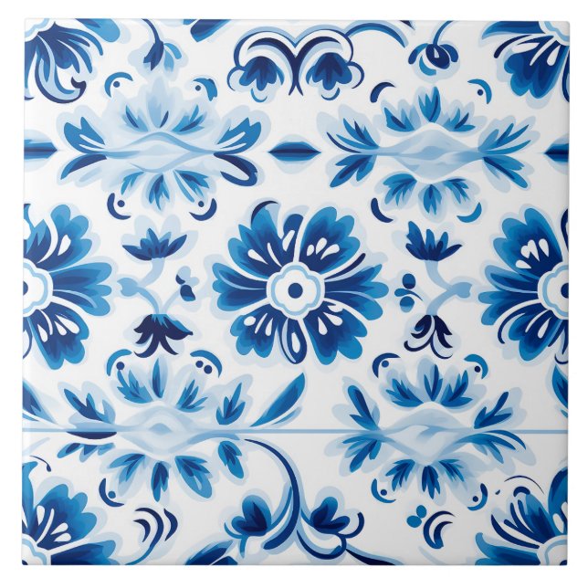 Delft Pattern Tiles Fliese (Vorderseite)