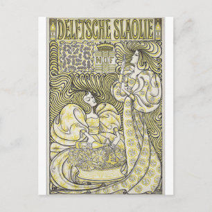 Delft Salad Oil von Jan Toorop Postcard Postkarte