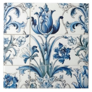 Delft Tile Blau und Weiß Tile Fliese