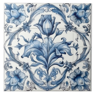 Delft Tile Blau und Weiß Tile Fliese