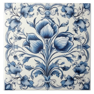 Delft Tile Blau und Weiß Tile Fliese