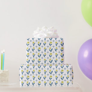 Delft Tile Pattern Geschenkpapier