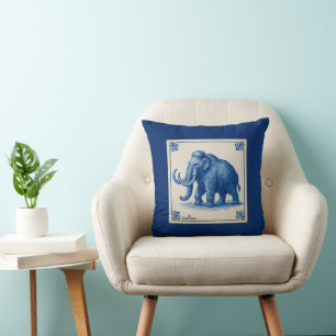 Delft Wooly Mammoth Kissen