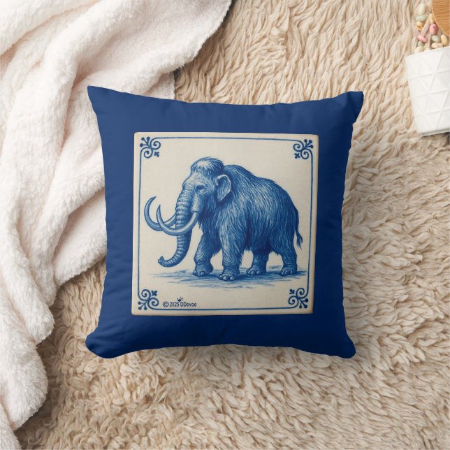 Delft Wooly Mammoth Kissen (Decke)