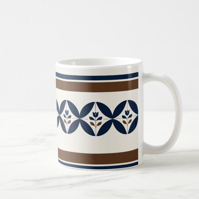 Delftblauw envoudig kaffeetasse (Rechts)