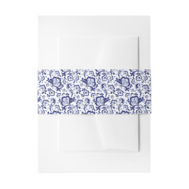 Delfts Blauw | Delft Blue Dutch Wedding Einladung Einladungsbanderole