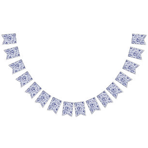 Delfts Blauw Delft Blue Dutch Wedding Reception Wimpelkette