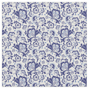 Delfts Blauw Delft Blue Floral Dutch Wedding Stoff