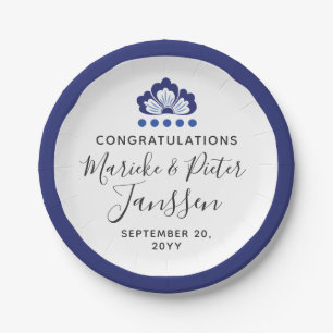 Delfts Blauw Delft Blue Pappteller