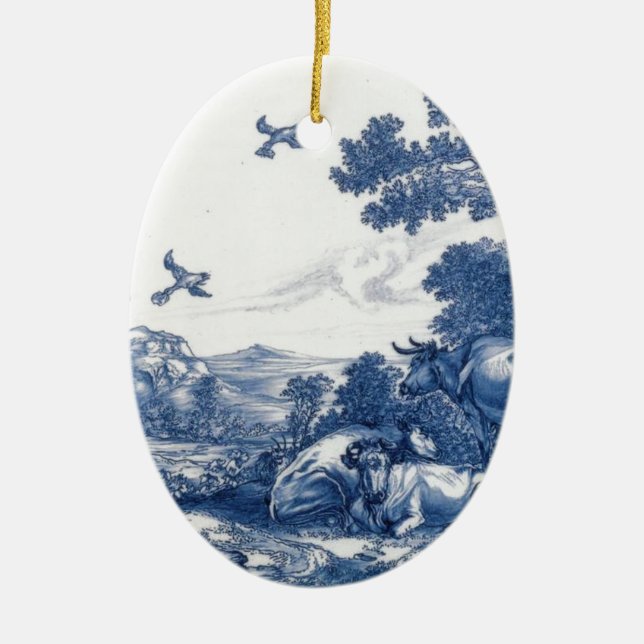 Delftware Keramikornament (Vorne)