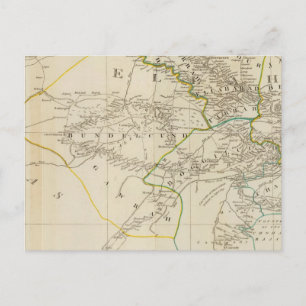Delhi, Agrah, Oude, Ellahabad, Süden Postkarte