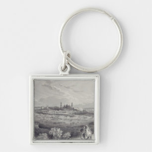 Delhi, graviert von Edward Paxman Brandard Schlüsselanhänger