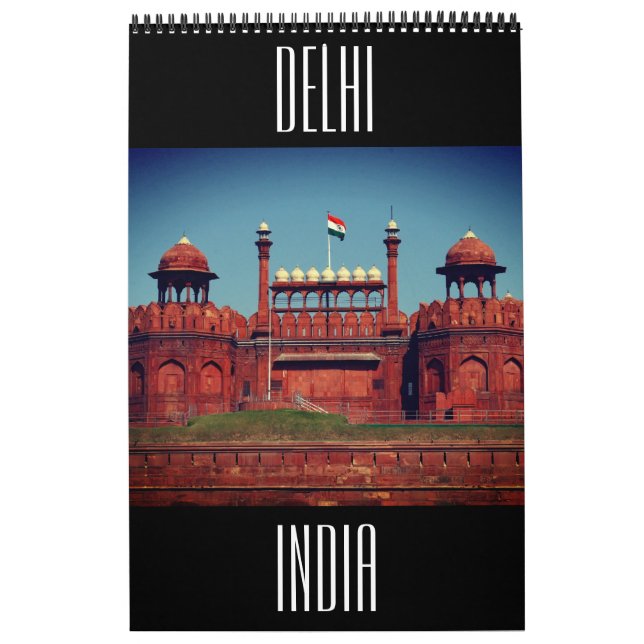 Delhi-India Kalender (Titelbild)