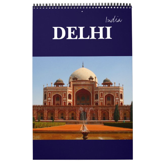 Delhi-India Kalender (Titelbild)