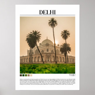 Delhi - Indien Poster