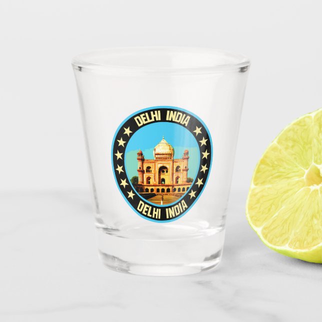 Delhi Schnapsglas (Vorderseite)