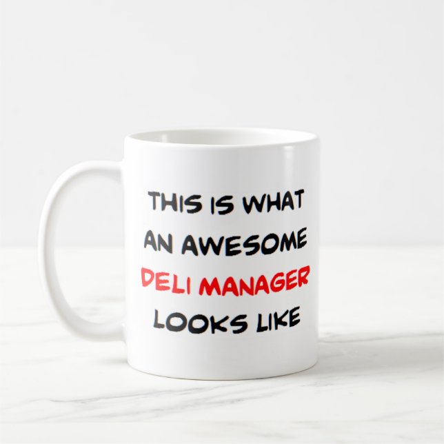 Deli-Manager, phantastisch Kaffeetasse (Links)