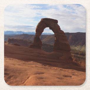 Delicate Arch I im Arches-Nationalpark Rechteckiger Pappuntersetzer