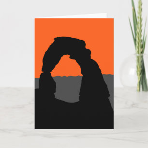 Delicate Arch in Arches National Park - Utah, USA Karte