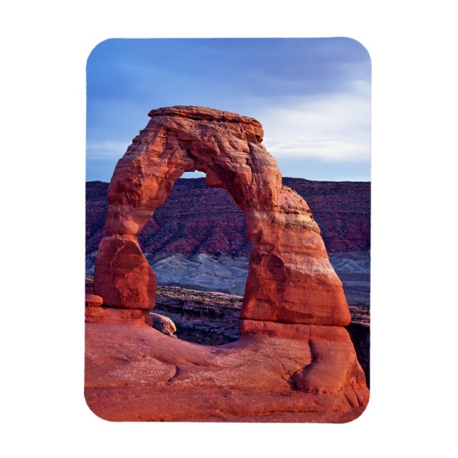 Delicate Arch in Arches National Park - Utah, USA Magnet (Vertikal)