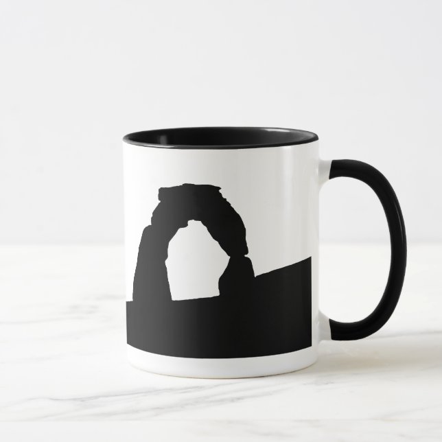 Delicate Arch Silhouette Tasse (Rechts)