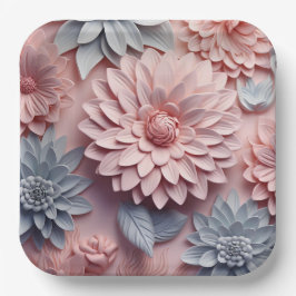 Delicate Bloom Pappteller