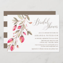Delicate Bloom typografie Hochzeit Bridal Brunch