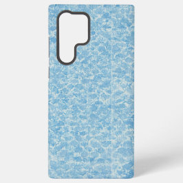 Delicate Blue Floral Pattern Japanese Modern Phone Samsung Galaxy Hülle