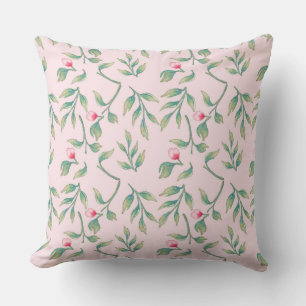 Delicate Florals Nosegay Pink Kissen