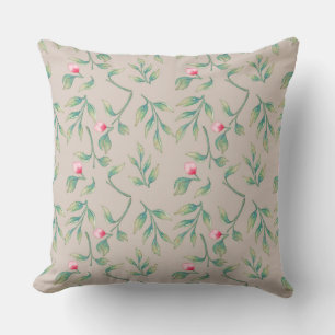 Delicate Florals perfekt blass Kissen