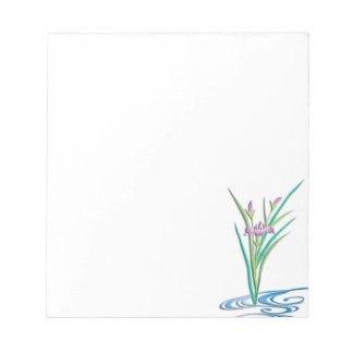 Delicate Iris Notizblock