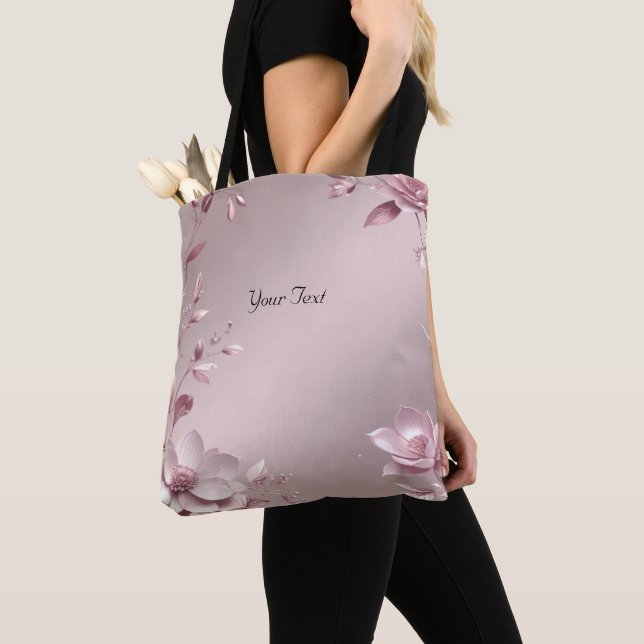 Delicate Pink Floral Tote Bag (Von Nahem)