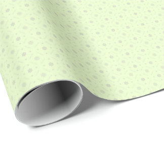 Delicate Sage Luxury Gift Wrap - Soft Floral Grace Geschenkpapier