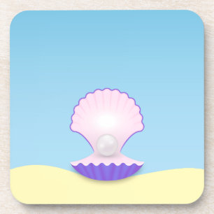 Delicate Seashell Untersetzer