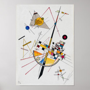 Delicate Tension No.85, Wassily Kandinsky Poster