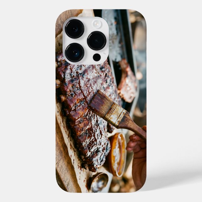 Delicious BBQ Ribs Barbecue iPhone Case (Rückseite)