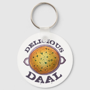 Delicious Daal Vegetarian Indian Red Lentil Dal Schlüsselanhänger
