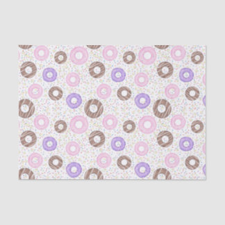 Delicious Donuts Tissue Paper on White Seidenpapier
