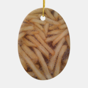 Delicious French Fries Keramikornament