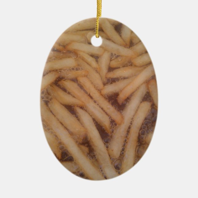 Delicious French Fries Keramikornament (Vorne)
