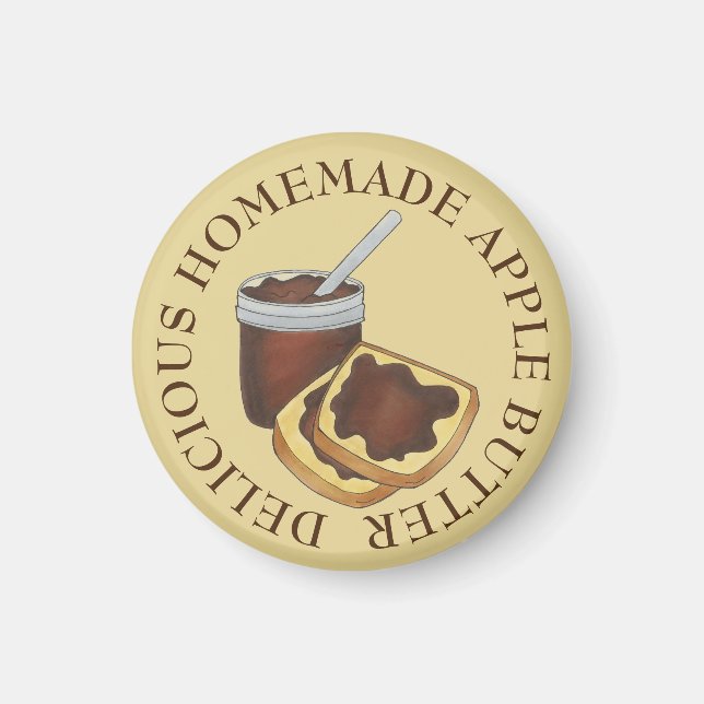 Delicious Homemade Apple Butter Pennsylvania Niede Magnet (Vorne)