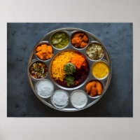 Delicious Indian Hindu Veg Thali